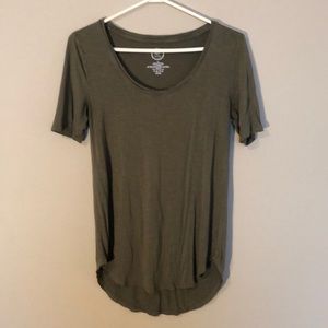 Women’s army green tee